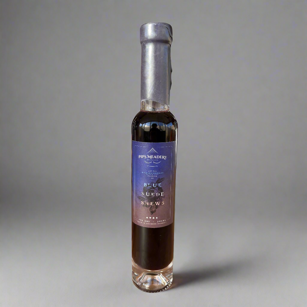 Barrel Aged Blue Suede Shews