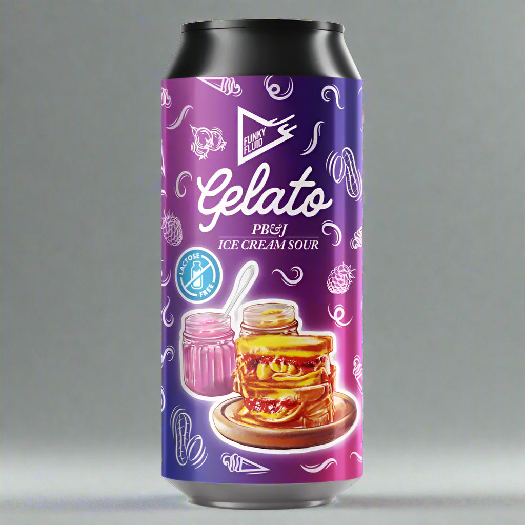 "Blik Gelato PB&J Smoothie-bier van Funky Fluid"