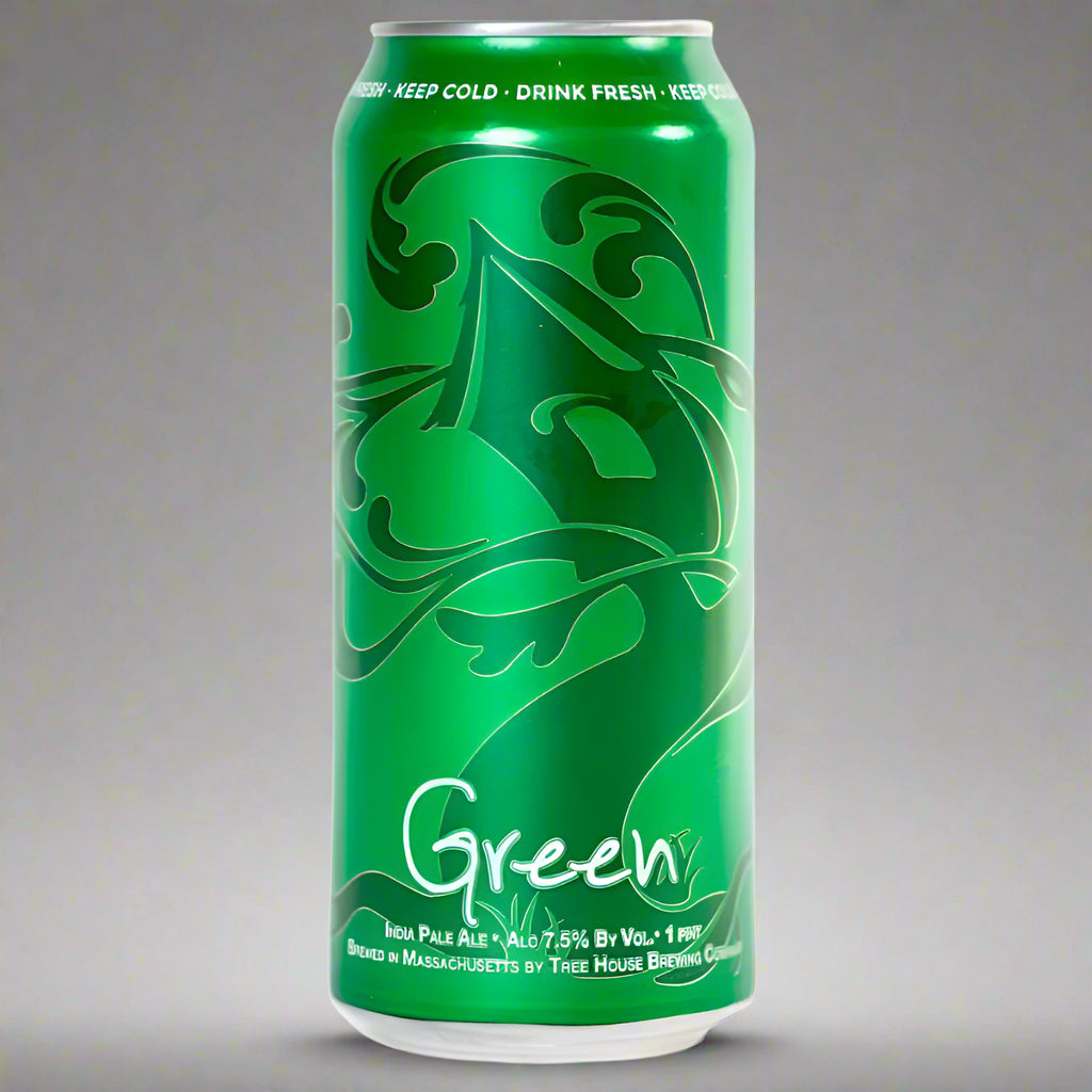 "Blik Green (Woodstock) IPA van Tree House Brewing Company"