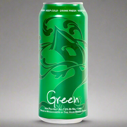 "Blik Green (Woodstock) IPA van Tree House Brewing Company"