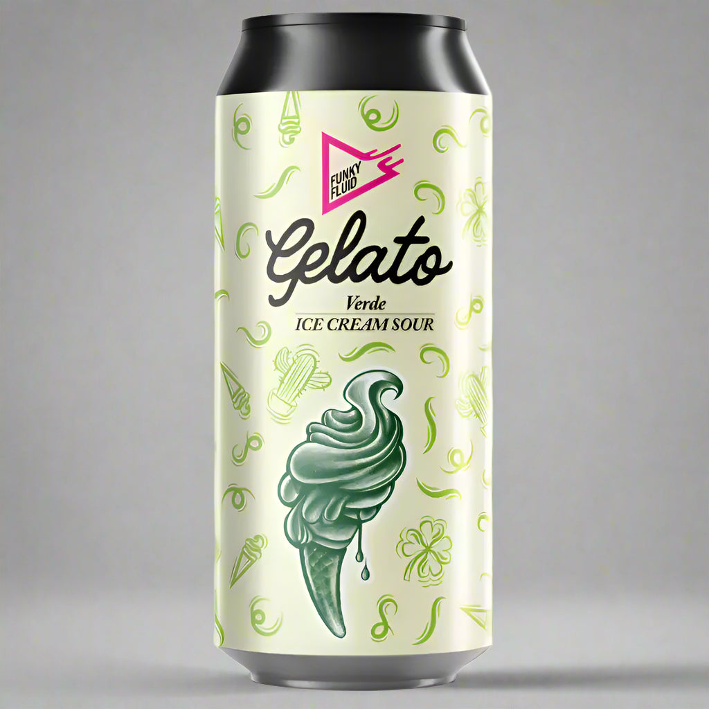 "Blik Gelato Verde Smoothie-bier van Funky Fluid"