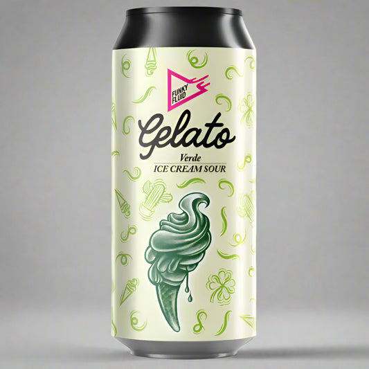 "Blik Gelato Verde Smoothie-bier van Funky Fluid"